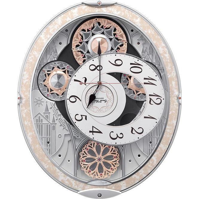 電波からくり時計 スモールワールド 8MN407RH リズム 動作確認済 美品 CITIZEN からくり時計 電波時計 スモールワールド ノエルNS 8MN407RH03