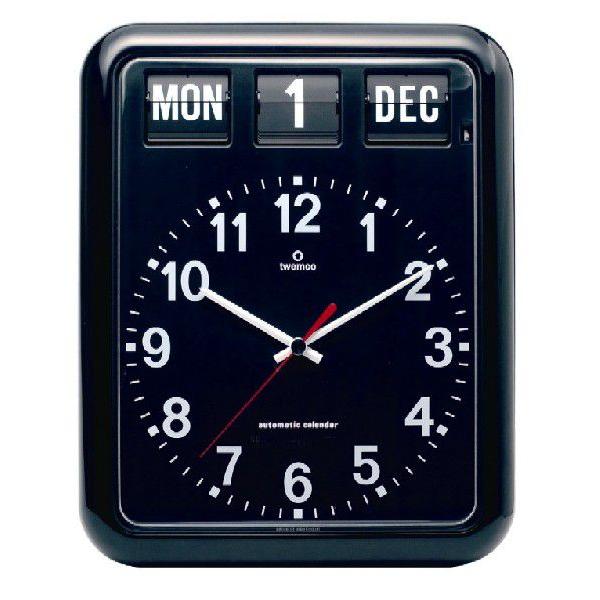 TWEMCOカレンダー掛け時計 BQ12A ブラック BQ12ABLACKクロックショップ セシセラ 通販 Yahoo!ショッピング