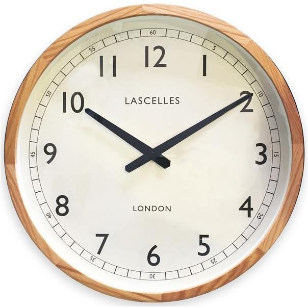 ロジャーラッセル RogerLascelles 掛け時計 Wooden Oak Case Traditional Clock 41.5cm　LC-LASC-OAK　　送料無料