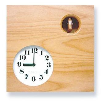 鳩時計　さんてる　日本製　はと時計　QL655NA　カッコークロック　国産　手作り　　掛け時計　ハト時計　壁掛け時計　お洒落　カッコー時計｜clock-shop-cecicela