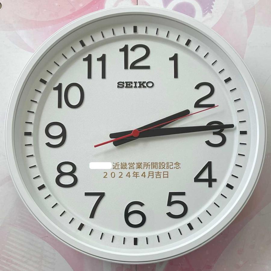 SEIKO 壁掛け時計 GP219W 白 衛生電波時計 アナログ SEIKO（セイコー） オフィス・学校 GP219W 掛け時計・名入れ代込みです