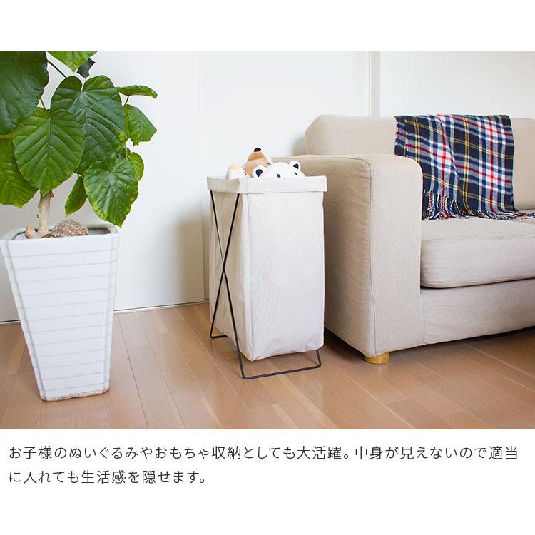 折りたたみ ランドリーバッグ 30L ランドリーバスケット ランドリーボックス ファブリック 布 防水 洗濯カゴ 横型 取っ手付き 縦型 大容量 分別 おしゃれ | 不二貿易 | 14