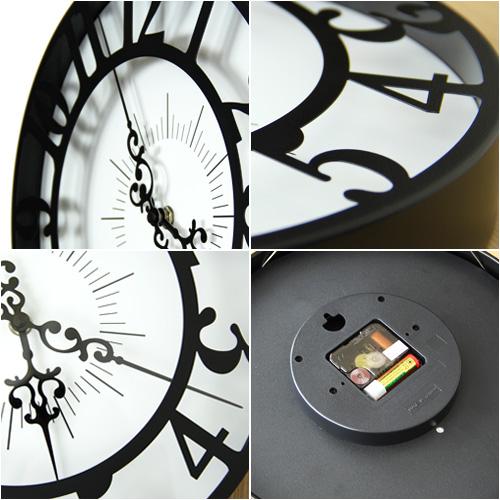 壁掛け時計 掛け時計 オシャレ かわいい おしゃれ 姫系 リビング ダイニング 子供部屋 シンプル おすすめ 時計 インテリア ジゼル GISEL クリスマス プレゼント | INTERFORM | 02