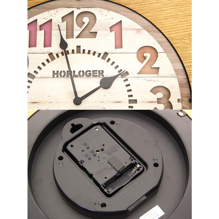 掛け時計 電波時計 フォルリ インターフォルム ブラウン ホワイト 文字盤 カラフル リビング用 ダイニング用 子供部屋用 おしゃれ かわいい おすすめ クリスマス | INTERFORM | 04