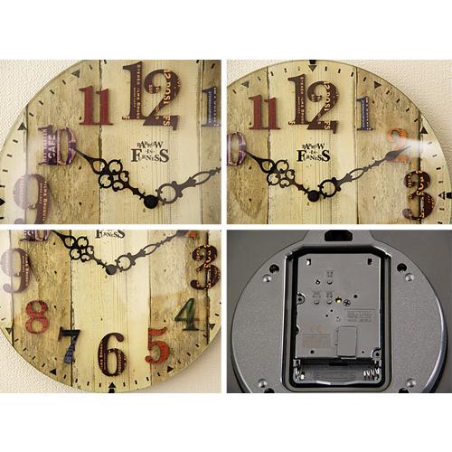 壁掛け時計 掛け時計 ステップムーブメント ウォールクロック リビング 子供部屋 おしゃれ かわいい アンベルク インターフォルム クリスマス プレゼント ギフト | INTERFORM | 01