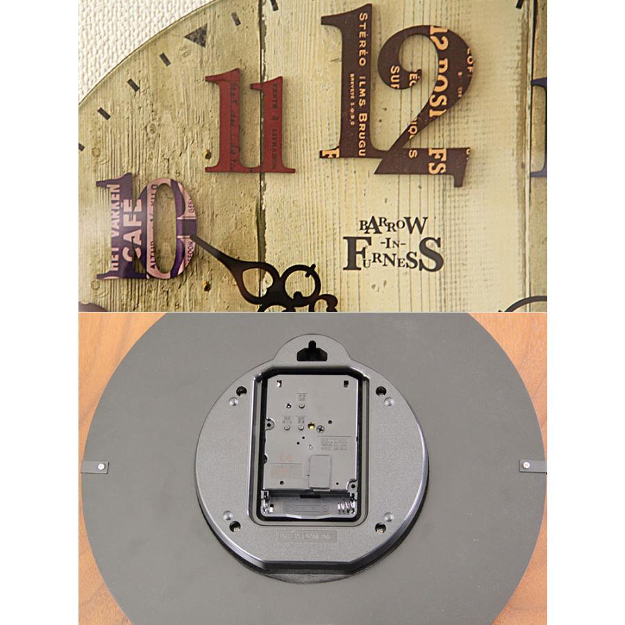 壁掛け時計 掛け時計 ステップムーブメント ウォールクロック リビング 子供部屋 おしゃれ かわいい アンベルク インターフォルム クリスマス プレゼント ギフト | INTERFORM | 04