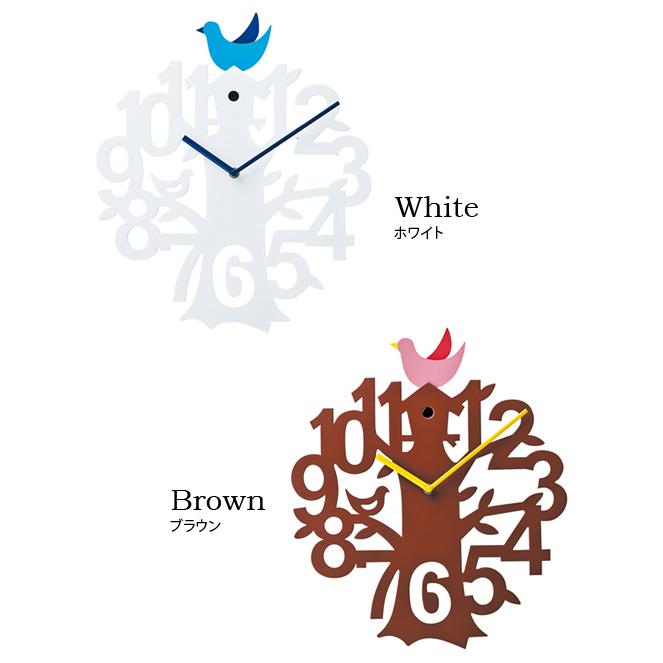 振り子時計 ビゼリー インターフォルム 壁掛け 振り子付きステップムーブメント インテリア シンプル ポップ おしゃれ プレゼント アニマル 木 クリスマス | INTERFORM | 01