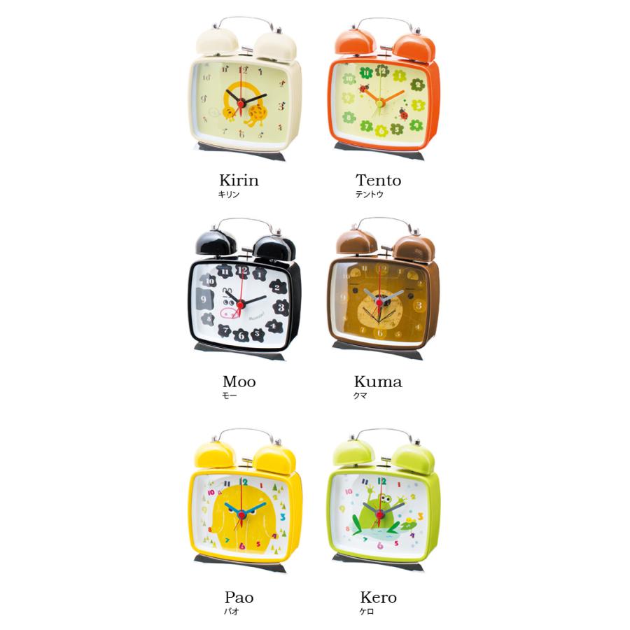 置き時計 キリン テントウ モー クマ パオ ケロ インターフォルム interform 目覚まし時計 ステップムーブメント インテリア シンプル おしゃれ クリスマス | INTERFORM | 01