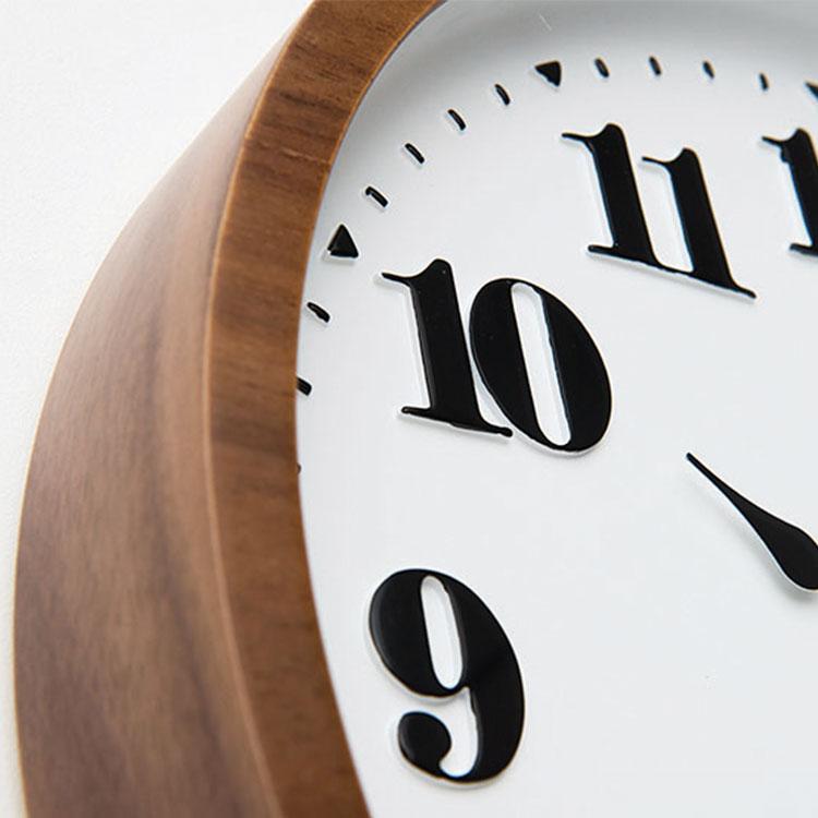 掛け時計 電波時計 おしゃれ かわいい シンプル モダン 北欧 ナチュラル カフェ デザイン 白 黒 グレー トヴェット CL-2125 インターフォルム クリスマス | INTERFORM | 02
