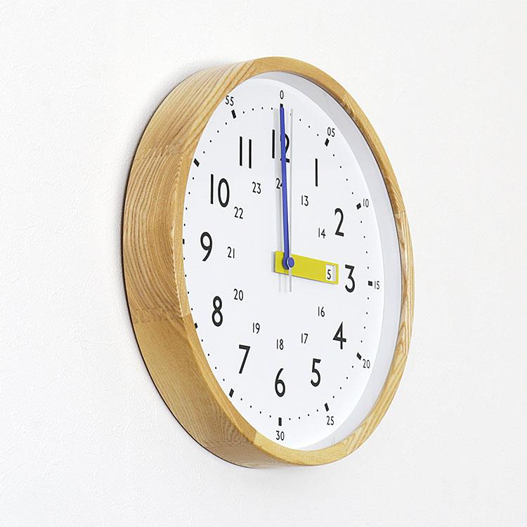 壁掛け時計 掛け時計 知育時計 電波時計 カラフル 知育 リビング 子供部屋 木 おしゃれ かわいい 子ども ストゥールマン CL-2937 プレゼント ギフト オシャレ | INTERFORM | 09