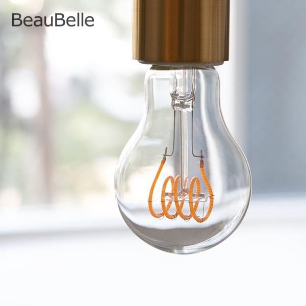 LEDフィラメント電球 E26 4W 色温度 2700K 電球色 明るさ 300lm BBL-042 Belled led 電球 非調光 スパイラル LED照明器具 ペンダントライト おすすめ | 