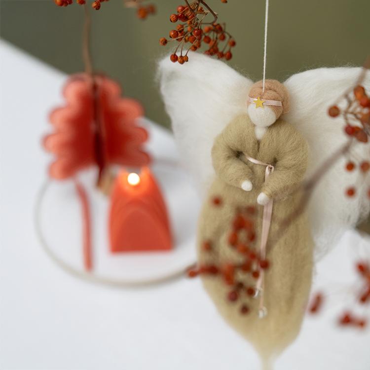 Jurianne Matter ウールエンジェル IRINI イリニ  窓辺 寝室 玄関 子ども ご出産祝い クリスマス 天使 ギフト プレゼント 贈り物 オーナメント |  | 07