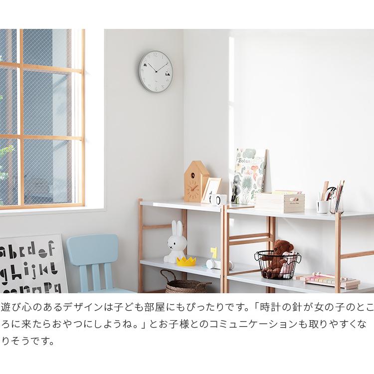 掛け時計 電波時計 おしゃれ 北欧 友澤健太郎 かわいいプレゼント ギフト クリスマス ナチュラル シンプル 壁時計 壁掛け時計 新築祝い fika boy & girl | ブランド登録なし | 17