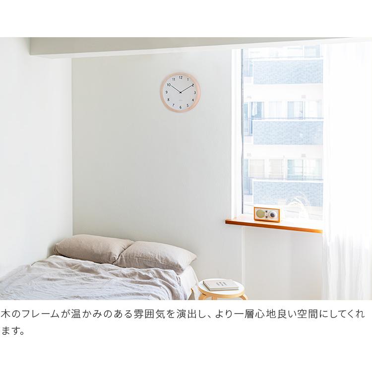 壁掛け時計 掛け時計 電波時計 ステップムーブメント 北欧 木 おしゃれ シンプル ナチュラル インテリア リビング loma ロマ aina アイナ プレゼント クリスマス | ブランド登録なし | 11