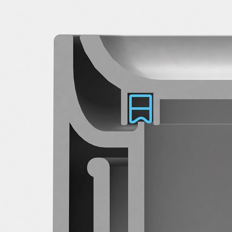 ゴミ箱 25L 密閉 ダストボックス ごみ箱 蓋付き 分別 スリム 生ゴミ キッチン ワンタッチ 日本製 おしゃれ スタッキング 重ねる シールズ25 ライクイット | Like-it | 03