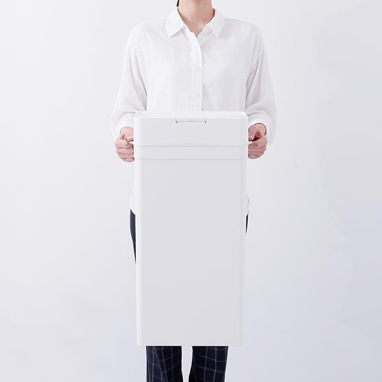 ゴミ箱 25L 密閉 ダストボックス ごみ箱 蓋付き 分別 スリム 生ゴミ キッチン ワンタッチ 日本製 おしゃれ スタッキング 重ねる シールズ25 ライクイット | Like-it | 05