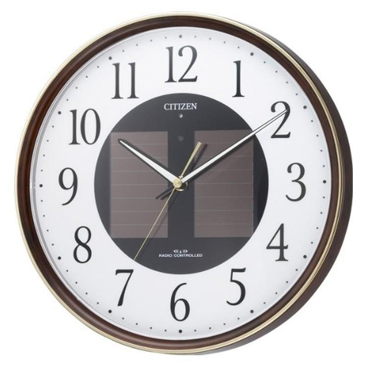 電波時計 シチズン CITIZEN エコライフM807 4MY807-023 壁掛け時計 おしゃれ シンプル | 