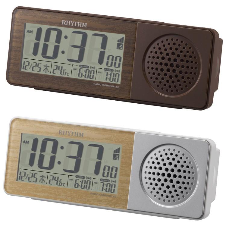 デジタル電波目覚まし時計 リズム時計 スーパークリアトーンレッツrw 置き時計 電波時計 デジタル時計 電子音 大音量 スヌーズ おしゃれ B648rz171sr インテリア時計のクロックラック 通販 Yahoo ショッピング