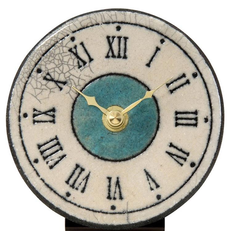 振り子時計 ザッカレラZ121 掛け時計 壁掛け イタリア 陶器 楽焼 アンティーク レトロ モダン アート おしゃれ リズム時計 手作り クリスマス | ブランド登録なし | 01
