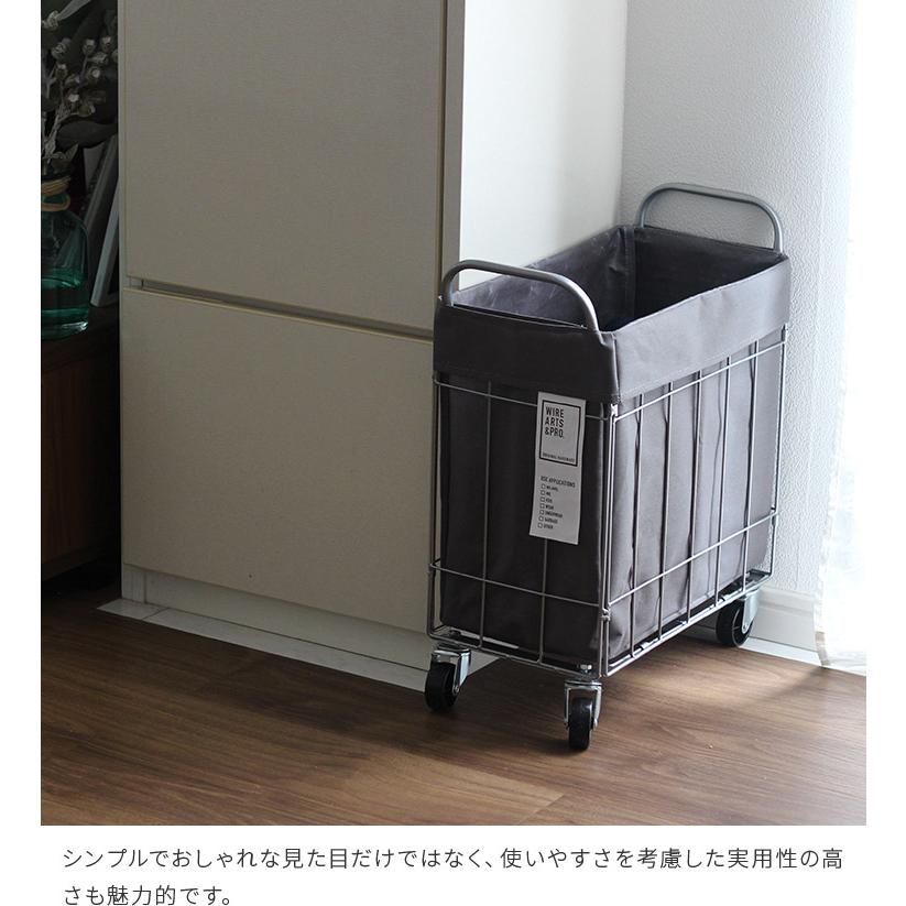 洗濯カゴ 28L 折りたたみ スリム バスケット おしゃれ シンプル 洗濯かご キャスター 新生活 脱衣所 新生活 折り畳み式 洗面台 ランドリースクエアバスケット | BRID | 11