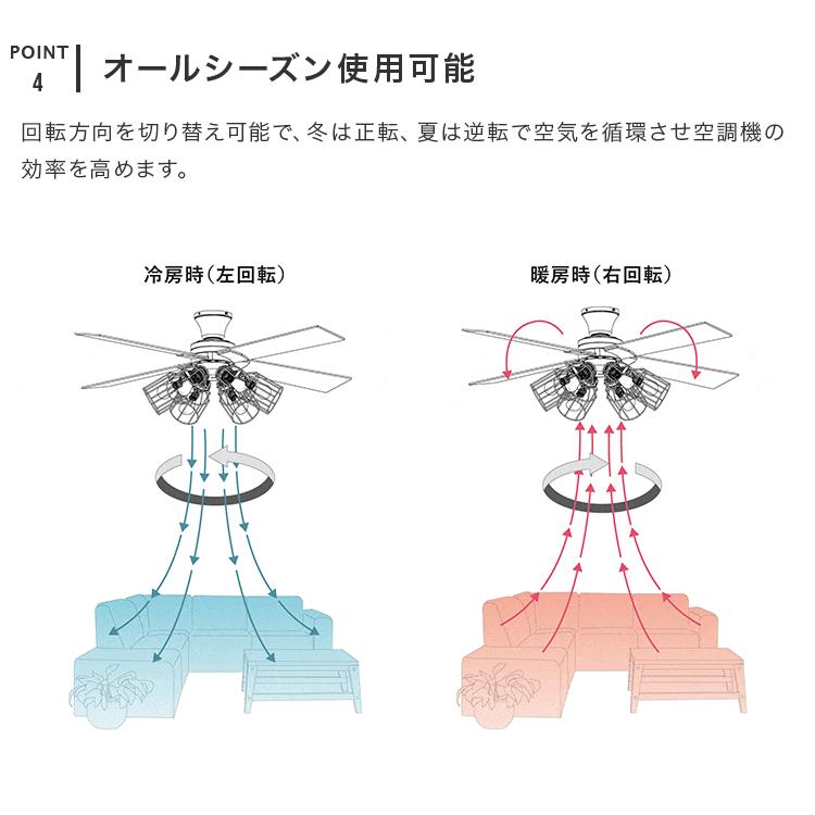 シーリングファンライト ファン付き照明 6灯 リモコン付  照明器具 天井照明 led 対応 シーリングライト おしゃれ JAVALOELF ジャヴァロエルフ JE-CF048 |  | 07
