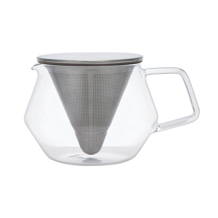KINTO キントー CARAT カラット ティーポット 600ml 耐熱ガラス 電子レンジ対応 食洗器対応 コーヒー 紅茶 ドリンクウェア クリスマス プレゼント おしゃれ | KINTO | 01