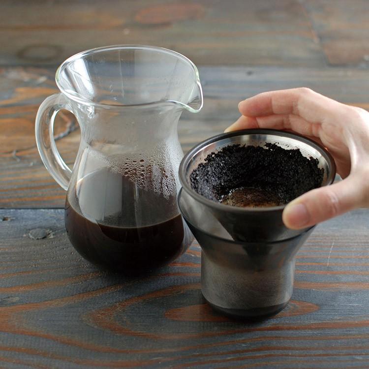 コーヒーカラフェセット 600ml ステンレス コーヒーメーカー おしゃれ シンプル 電子レンジ 食洗器 対応 KINTO キントー SCS-04-CC-ST SLOW COFFEE STYLE | KINTO | 02