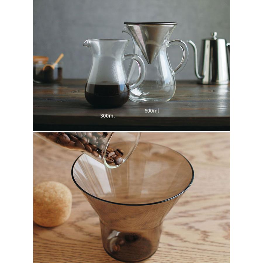 コーヒーカラフェセット 600ml ステンレス コーヒーメーカー おしゃれ シンプル 電子レンジ 食洗器 対応 KINTO キントー SCS-04-CC-ST SLOW COFFEE STYLE | KINTO | 03