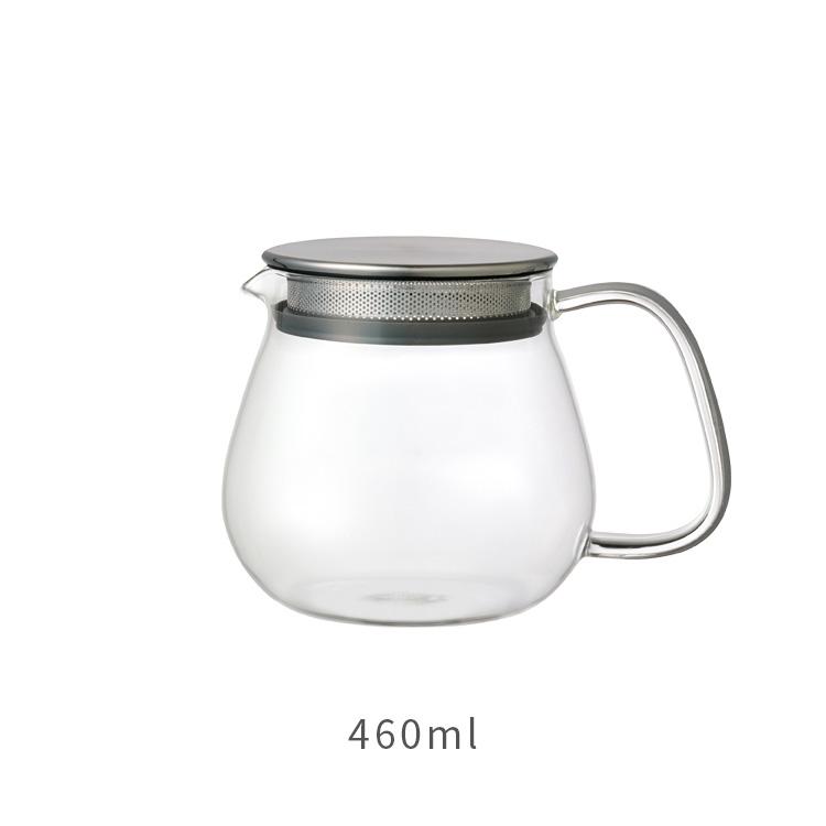 KINTO UNITEA ワンタッチティーポット 460ml 8335 ティーポット 耐熱ガラス 紅茶 ステンレス蓋 キントー ユニティ 茶こし付き レンジ 食洗器 ギフト 雑貨 | KINTO | 02