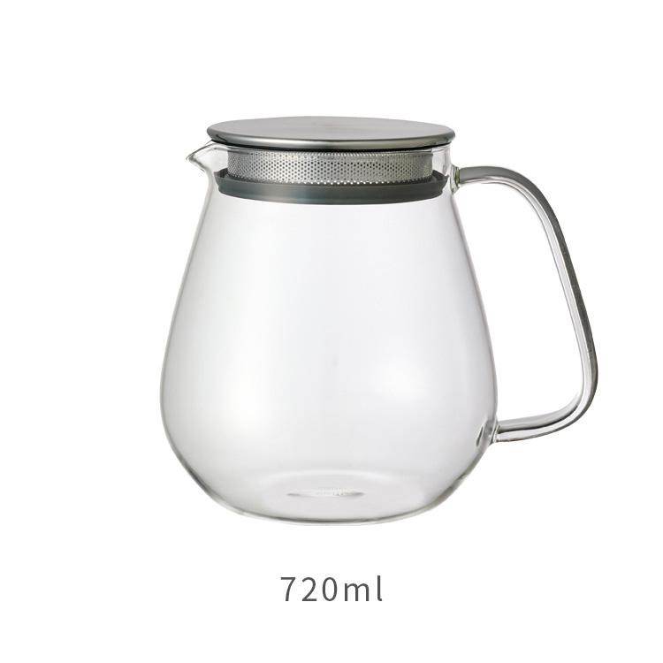KINTO UNITEA ワンタッチティーポット 720ml 8336 ティーポット 耐熱ガラス 紅茶 ステンレス蓋 キントー ユニティ 茶こし付き レンジ 食洗器 ギフト 雑貨 | KINTO | 02