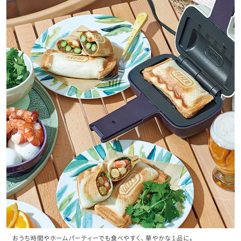ハーフホットサンドメーカー Toffy 耳まで焼ける キッチン おしゃれ ギフト プレゼント クリスマス ホットサンド サンドイッチ 朝食 軽食 朝ごはん スイーツ | Toffy | 09
