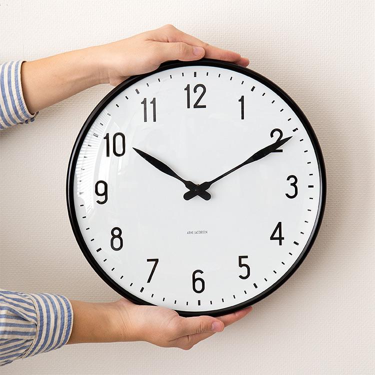 壁掛け時計 掛け時計 アルネヤコブセン 29cm デザイン モダン シンプル ローゼンダール おしゃれ かわいい 北欧 インテリア ステーション ARNE JACOBSEN | ARNE JACOBSEN | 02