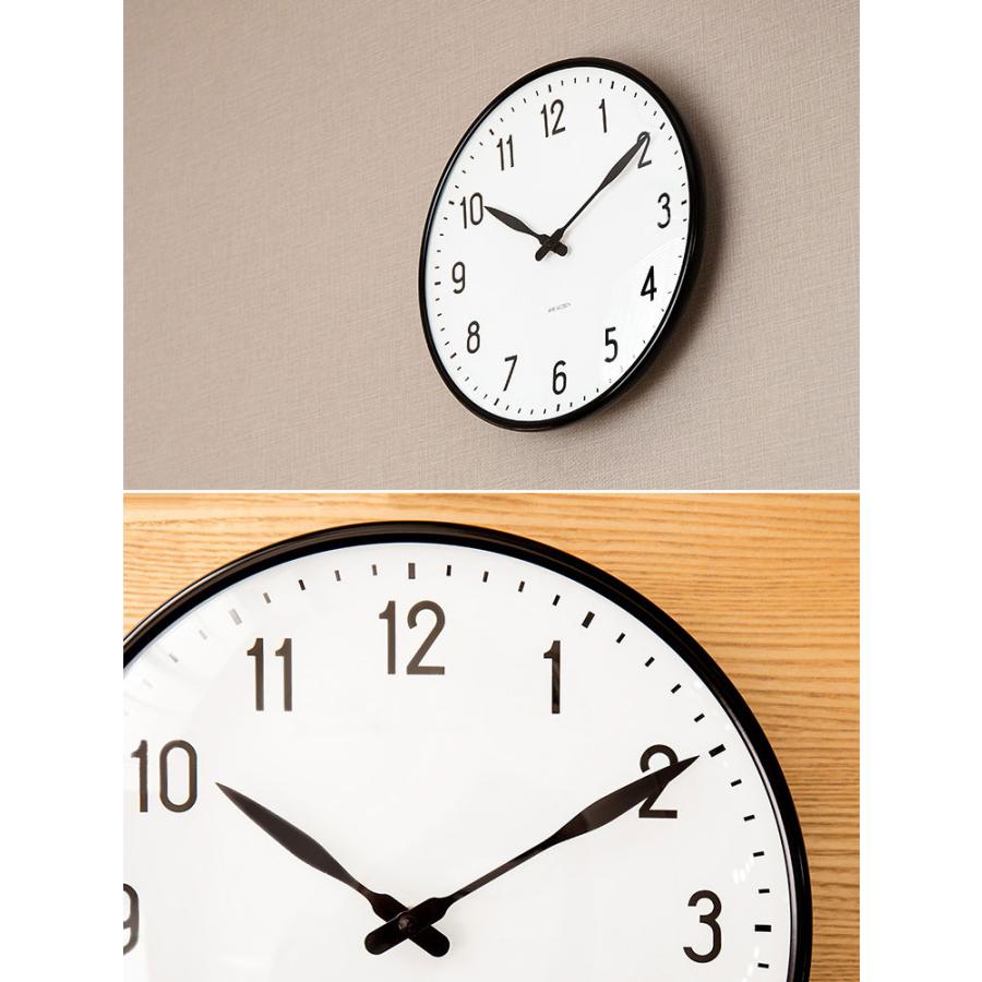 壁掛け時計 掛け時計 アルネヤコブセン 29cm デザイン モダン シンプル ローゼンダール おしゃれ かわいい 北欧 インテリア ステーション ARNE JACOBSEN | ARNE JACOBSEN | 03