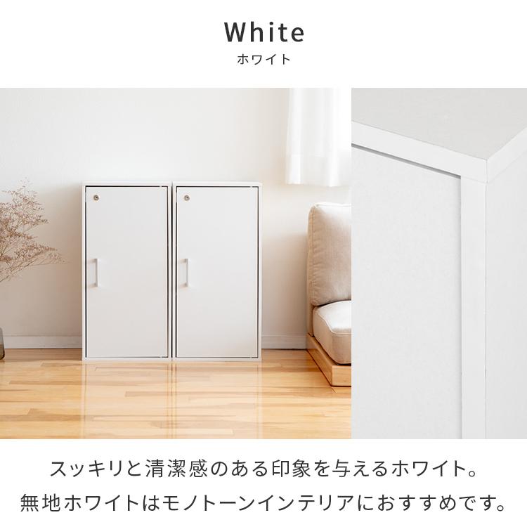 キューブボックス 縦長 鍵付き CUBE BOX カギ付き 鍵付きボックス 縦型 扉付き 書庫 収納ボックス 収納家具 キャビネット カラーボックス 木製 本棚 ロッカー | ブランド登録なし | 15