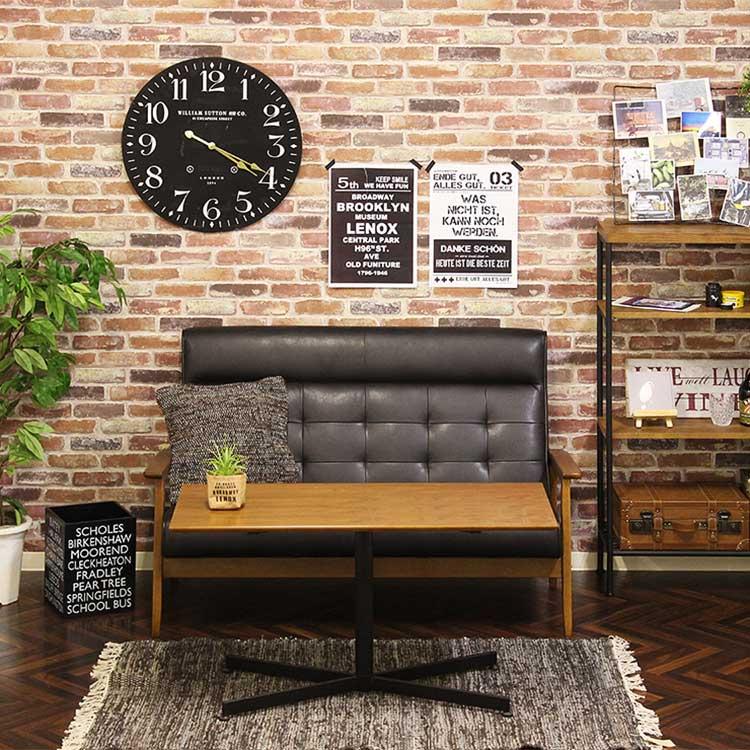 センターテーブル 木製 一本脚 2人用 おしゃれ リビングテーブル リビング ダイニング 北欧 ローテーブル ミッドセンチュリー カフェ風 インテリア | 不二貿易 | 04