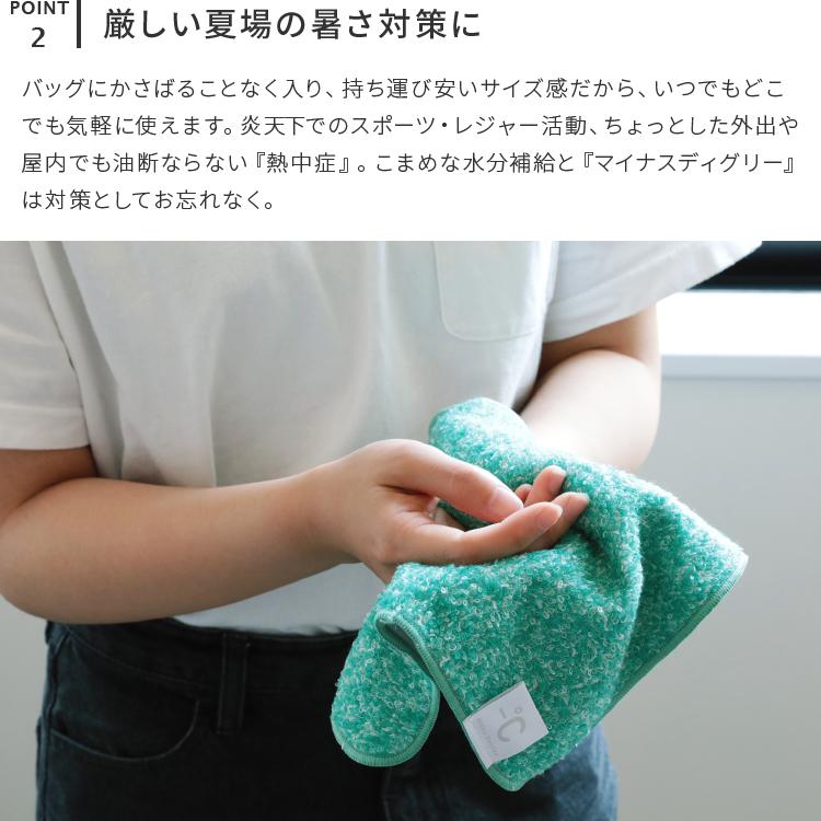 ハンドタオル 今治タオル 冷感 冷却 冷たい 夏 涼しい ギフト プレゼント クリスマス -℃ MINUS DEGREE Prime マイナスディグリープライム クール 100percent | 100percent | 04