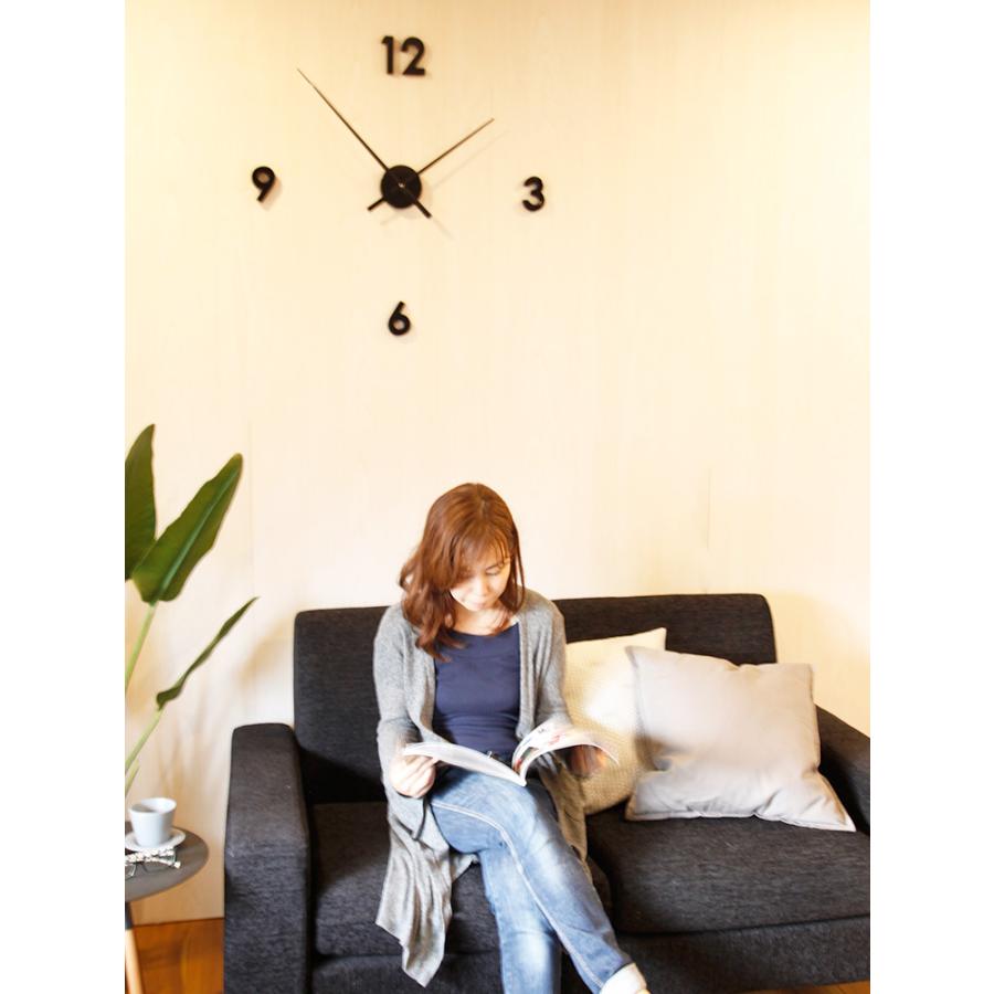 掛け時計 時計の針のみ 壁 両面テープ 壁掛け時計 掛時計 リビング ダイニング 子供部屋 寝室 DIY 黒 ウォールクロック おしゃれ セパレート SEPARATE | ブランド登録なし | 03