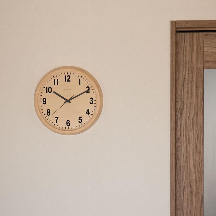 電波時計 掛け時計 壁掛け オシャレ シンプル おしゃれ 北欧 静か 音がしない ウォールクロック パブリッククロック インターゼロ クリスマス CHAMBRE CH-027 | ブランド登録なし | 07