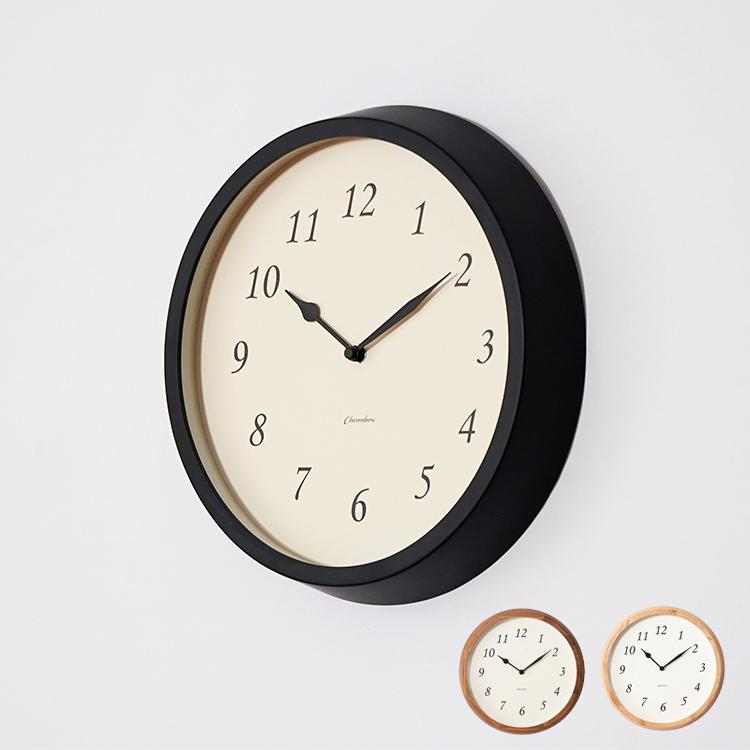 置き時計 アナログ 電波時計 木製 Clair CLOCK クレールクロック 天然木 日本製 INTERZERO インターゼロ CH-076 電波スイープ 静か ウォールクロック 壁掛け | ブランド登録なし