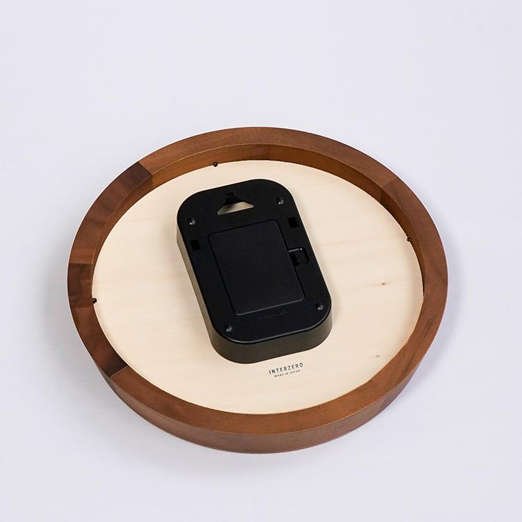 置き時計 アナログ 電波時計 木製 Clair CLOCK クレールクロック 天然木 日本製 INTERZERO インターゼロ CH-076 電波スイープ 静か ウォールクロック 壁掛け | ブランド登録なし | 07