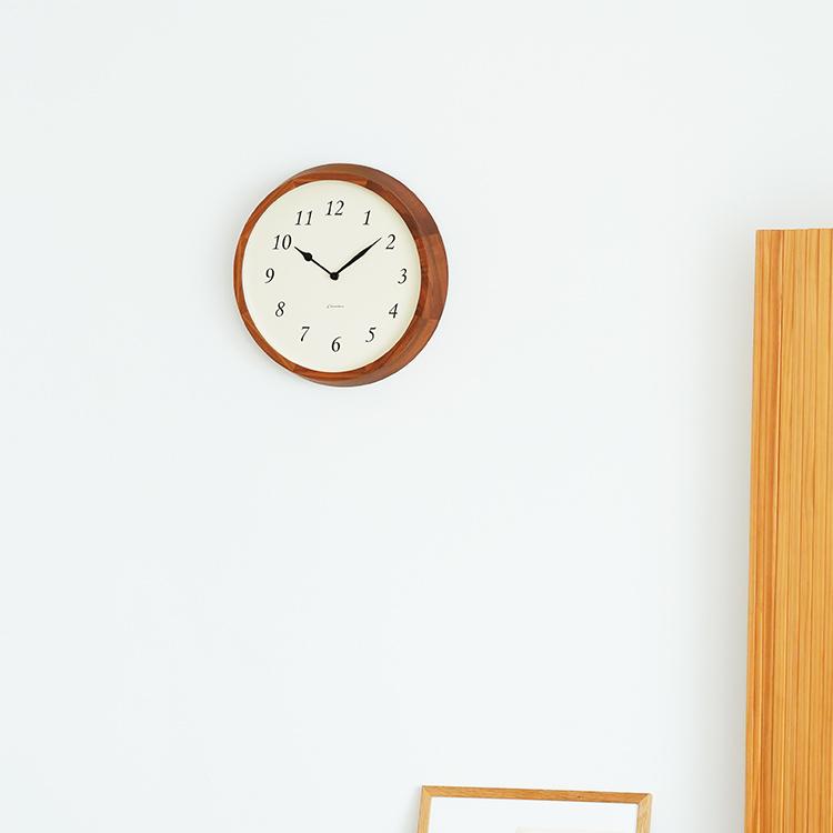 置き時計 アナログ 電波時計 木製 Clair CLOCK クレールクロック 天然木 日本製 INTERZERO インターゼロ CH-076 電波スイープ 静か ウォールクロック 壁掛け | ブランド登録なし | 08