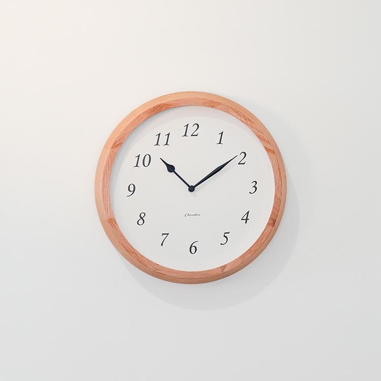 置き時計 アナログ 電波時計 木製 Clair CLOCK クレールクロック 天然木 日本製 INTERZERO インターゼロ CH-076 電波スイープ 静か ウォールクロック 壁掛け | ブランド登録なし | 11