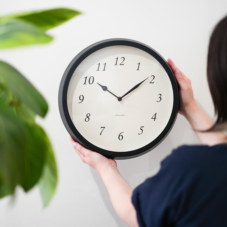 置き時計 アナログ 電波時計 木製 Clair CLOCK クレールクロック 天然木 日本製 INTERZERO インターゼロ CH-076 電波スイープ 静か ウォールクロック 壁掛け | ブランド登録なし | 12