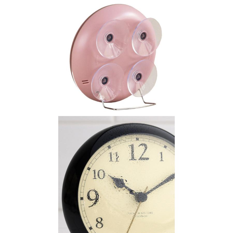 置き時計 バスクロック シャワークロック 置時計 防水 お風呂 シンプル かわいい 風呂場 ゴールド ピンク  ディシェル DECIEL shower clock クリスマス | ブランド登録なし | 02