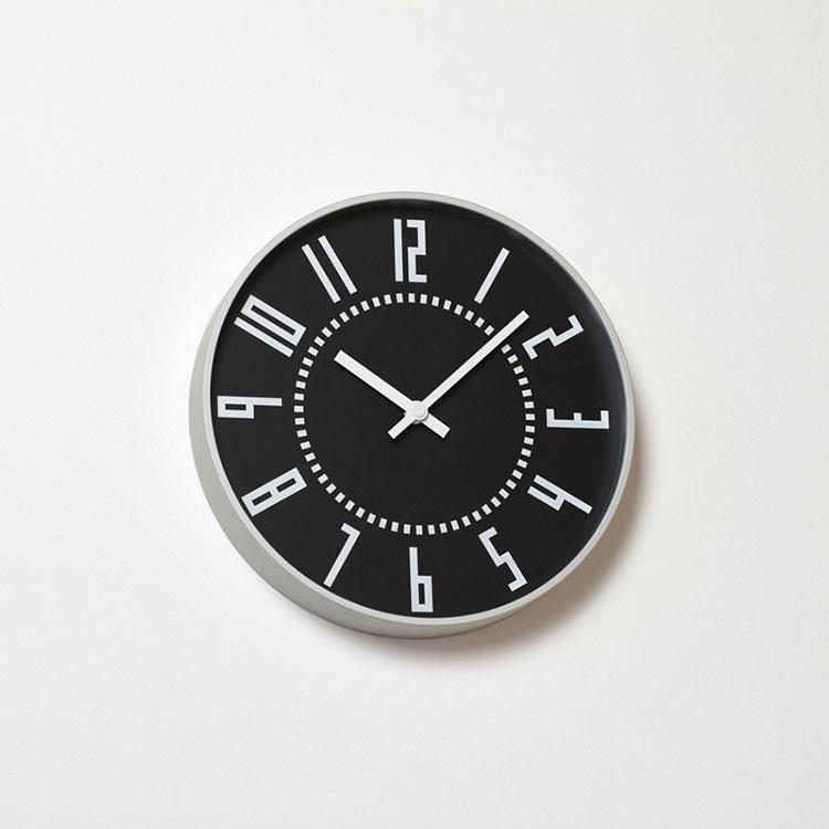 壁掛け時計 掛け時計 時計 ホワイト ブラック シンプル リビング 子供部屋 eki clock エキ クロック Lemnos レムノス TIL16-01 クリスマス オシャレ | ブランド登録なし | 03