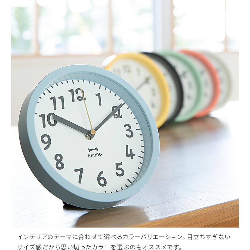 壁掛け時計 掛け時計 ブルーノ 電波2WAYジョイフルクロック 置き時計 両用 兼用 ナチュラル おしゃれ かわいい 小さめ アナログ 新築祝い プレゼント クリスマス | ブランド登録なし | 12