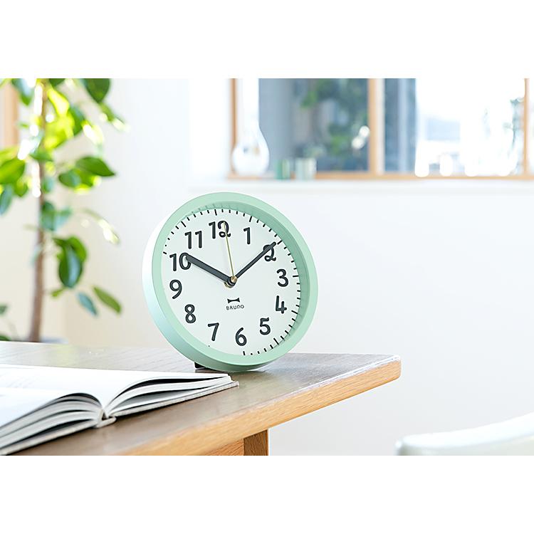 壁掛け時計 掛け時計 ブルーノ 電波2WAYジョイフルクロック 置き時計 両用 兼用 ナチュラル おしゃれ かわいい 小さめ アナログ 新築祝い プレゼント クリスマス | ブランド登録なし | 06
