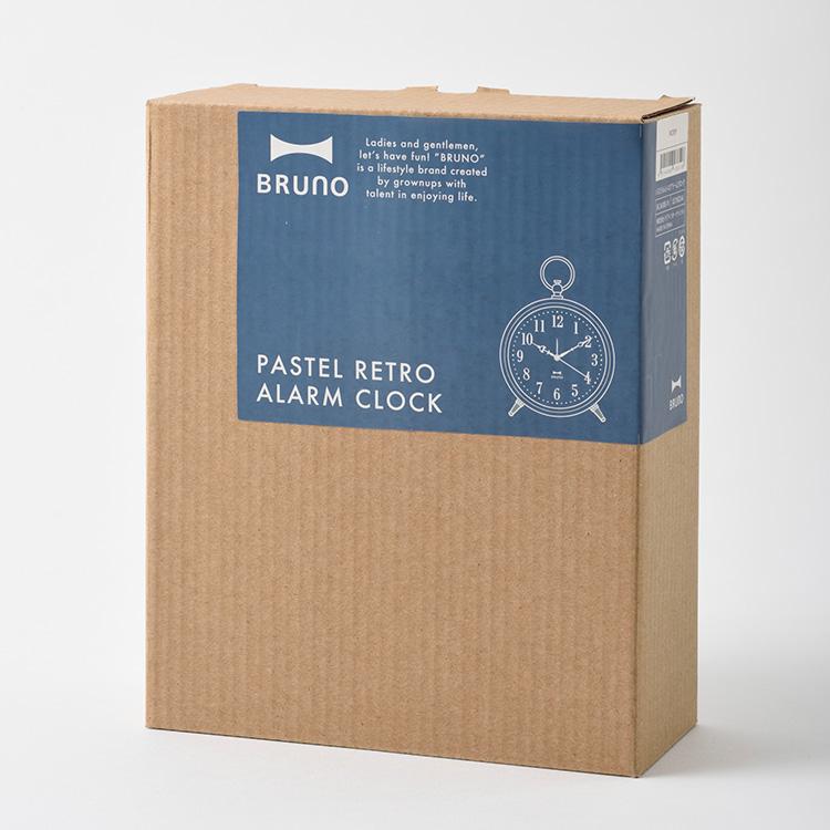 置き時計 目覚まし時計 オシャレ インテリア アラーム 雑貨 かわいい 北欧  レトロ プレゼント ブルーノ BRUNO パステルレトロアラームクロック クリスマス | BRUNO | 04