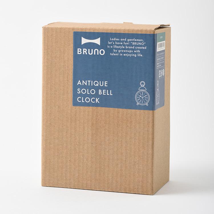 置き時計 目覚まし時計 アラーム オシャレ ピンク アイボリー グリーン 緑 北欧 かわいい プレゼント BRUNO ブルーノ アンティークソロベルアラームクロック | BRUNO | 03