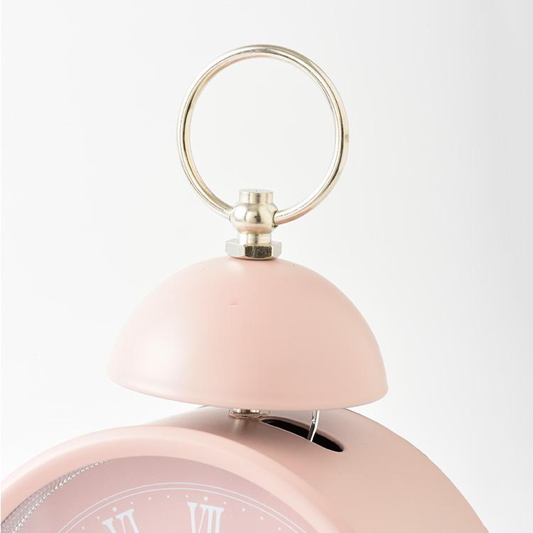 置き時計 目覚まし時計 アラーム オシャレ ピンク アイボリー グリーン 緑 北欧 かわいい プレゼント BRUNO ブルーノ アンティークソロベルアラームクロック | BRUNO | 05